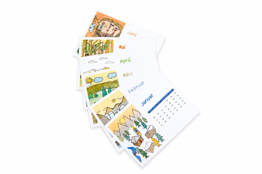 Nachfüll-Set Tischkalender 2027