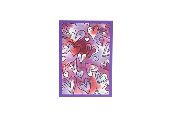 Kunstkarte Herzen