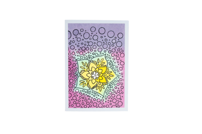 Kunstkarten Lotusblüte