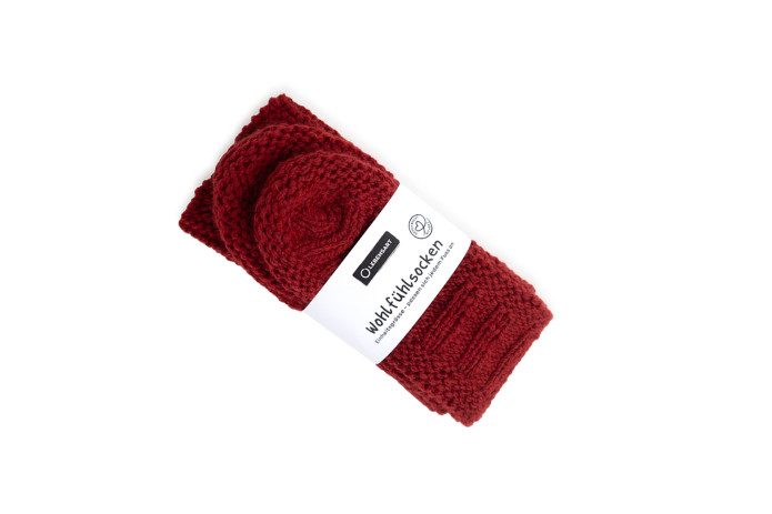 Wohlfühlsocken HW25 rot