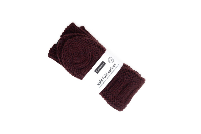 Wohlfühlsocken HW25 bordeaux