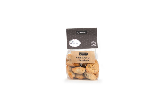 UrDinkel-Mandelherzli "Schokolade" 110g