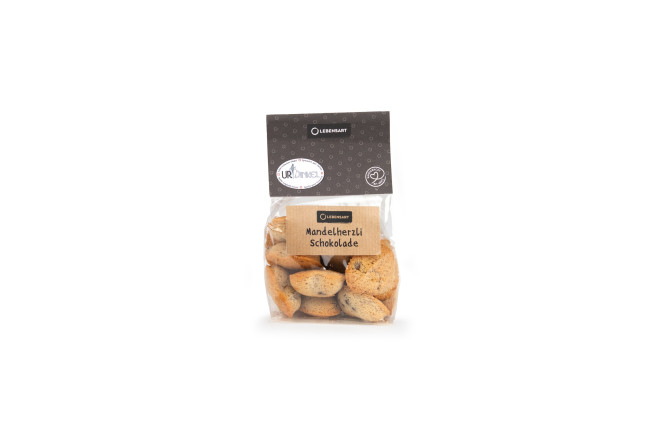 UrDinkel-Mandelherzli "Schokolade" 110g