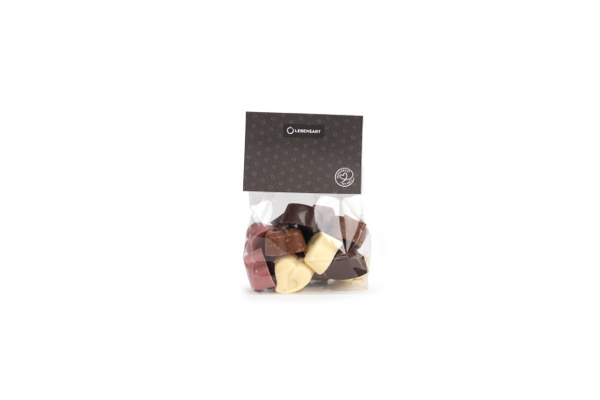 Schokolade-Herzli gemischt 144g