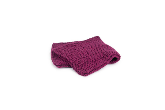 Abwaschlappen gestrickt FS 26 berry