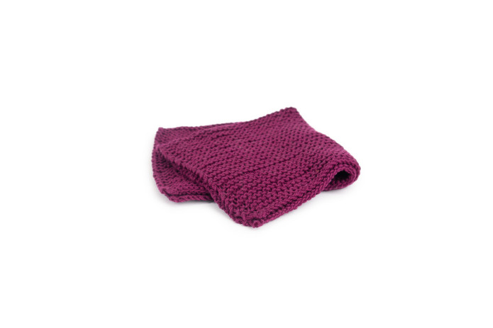 Abwaschlappen gestrickt FS 26 berry