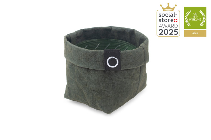 Paper Bag klein dunkelgrün