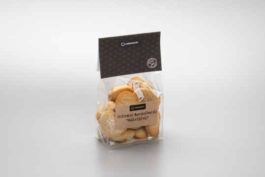 UrDinkel-Mandelherzli "Nidletäfeli" 110g