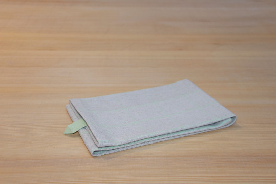 Handtuch Coton-Lin beige/grün