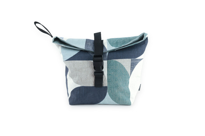 Lunchbag gemustert H/W25