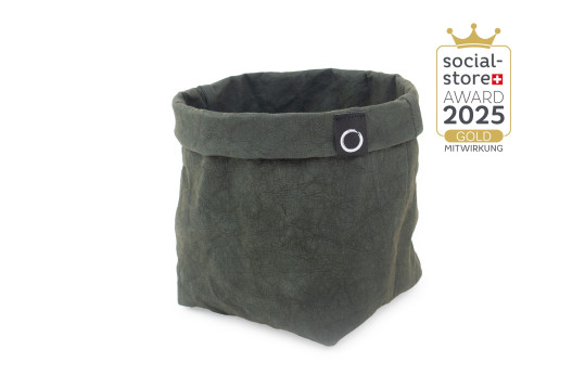 Paper Bag mittel dunkelgrün