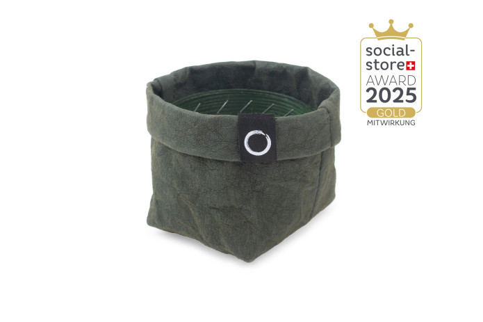 Paper Bag klein dunkelgrün