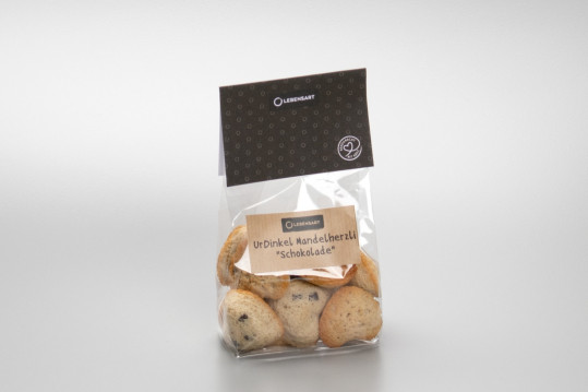 UrDinkel-Mandelherzli "Schokolade" 110g